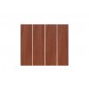 Dřevoplast WPC drážkovaná rovná 100x10x délka dle výběru, barva zlatý dub