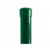 Sloupek Ideal Zn+PVC 48x1,5xrůzné délky, čepička,  zelený