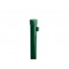 Sloupek Ideal Zn+PVC 2600/38x1,5xrůzné délky, čepička, př. nap. drát,  zelený