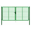 Ideal brána Pilofor š. 4108 x v. dle výběru, se zámkem, zelená RAL6005 (Výška v mm: 2045 mm)