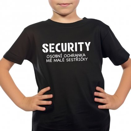 Security dětské černé