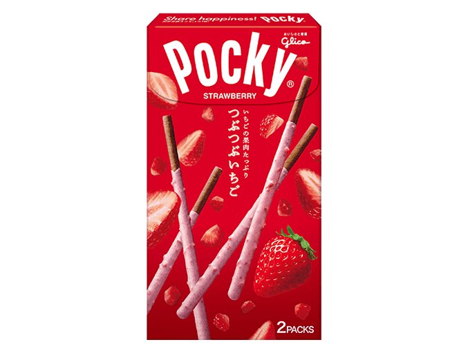 Glico Pocki Tsubu Tsubu Strawberry 27,5gx2