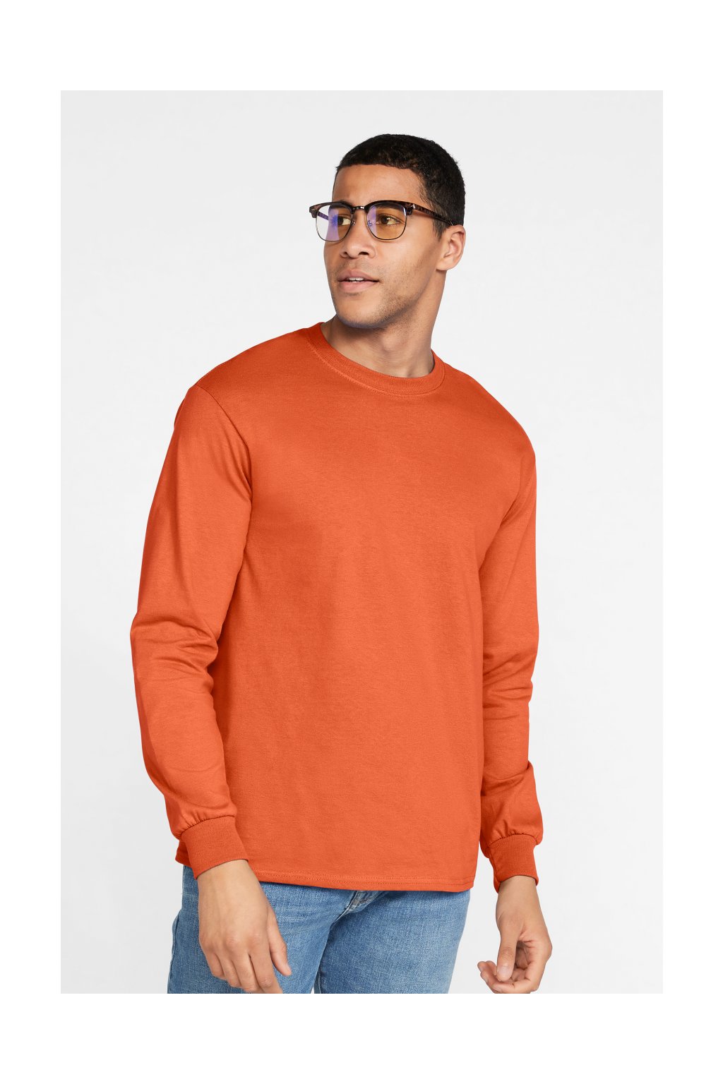 ULTRA COTTON™ ADULT LONG SLEEVE T-SHIRT Ash Grey (Vyberte barvu popelová šedá, Velikost 2XL)