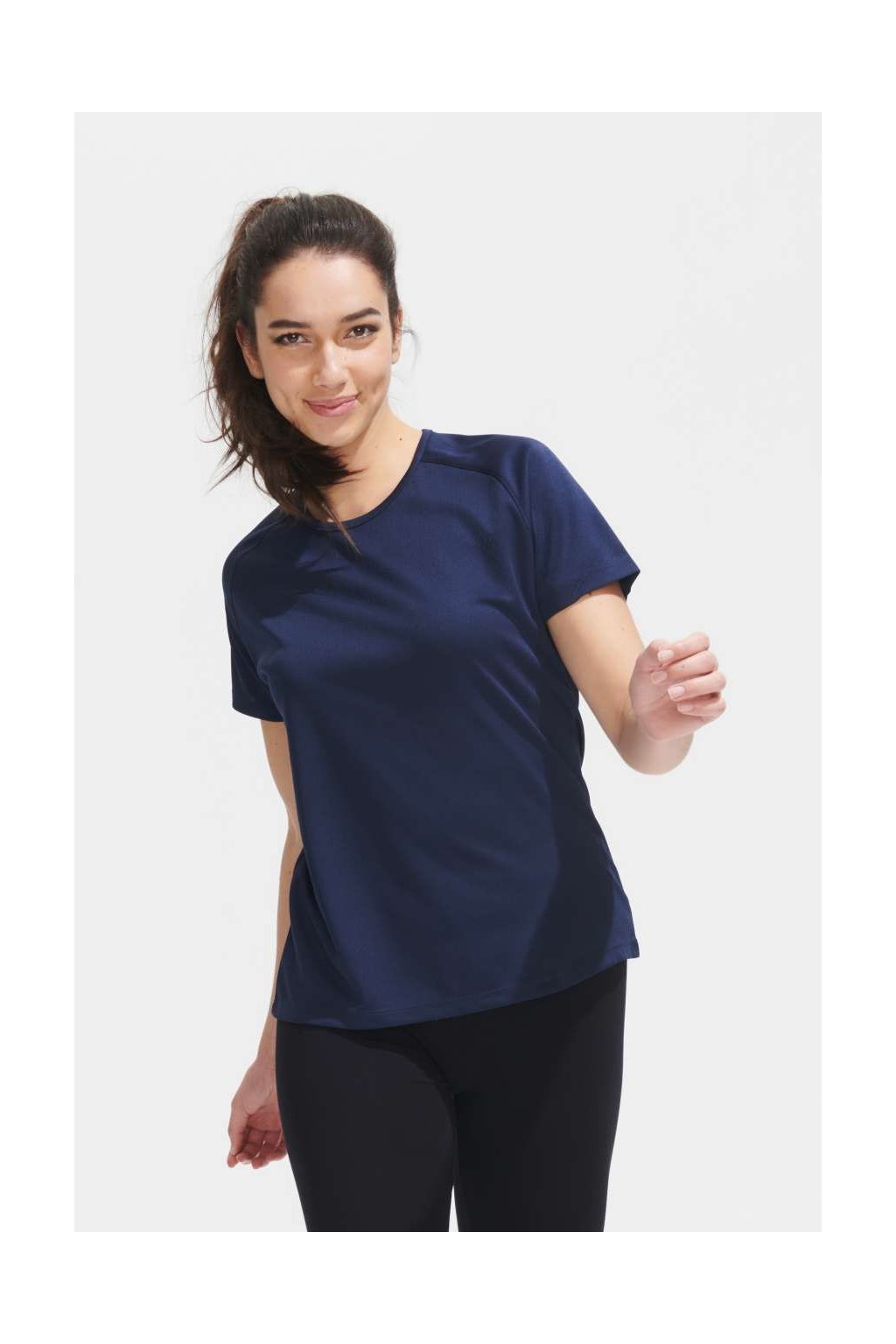 SOL'S SPORTY WOMEN - RAGLAN-SLEEVED T-SHIRT Aqua (Vyberte barvu vodní modrá, Velikost XS)