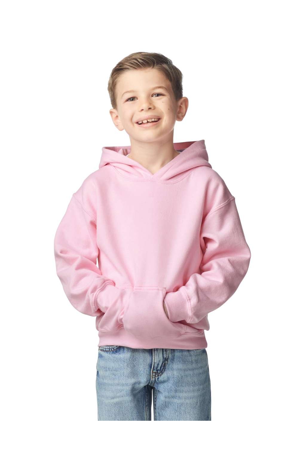 HEAVY BLEND™ YOUTH HOODED SWEATSHIRT Black (Vyberte barvu černá, Velikost L)
