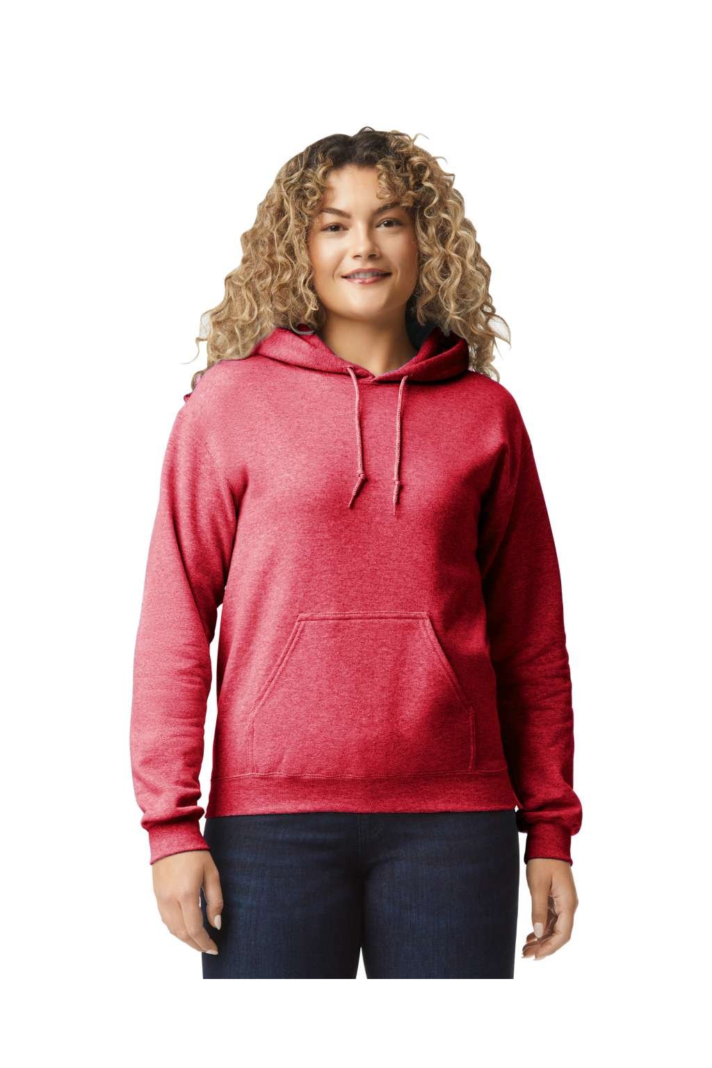 HEAVY BLEND™ ADULT HOODED SWEATSHIRT Ash (Vyberte barvu popelová šedá, Velikost 2XL)