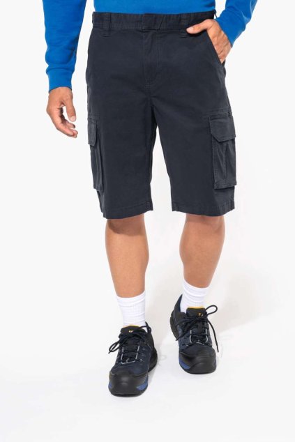 MEN'S MULTIPOCKET BERMUDA SHORTS Camel (Vyberte barvu velbloudí hnědá, Velikost 38)