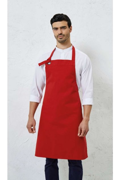 'CALIBRE' HEAVY COTTON CANVAS BIB APRON Navy (Vyberte barvu námořnická modrá, Velikost U)