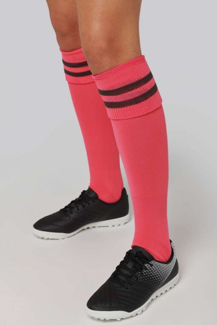 STRIPED SPORTS SOCKS Black/Sporty Red (Vyberte barvu černá / sportovní červená, Velikost 27/30)