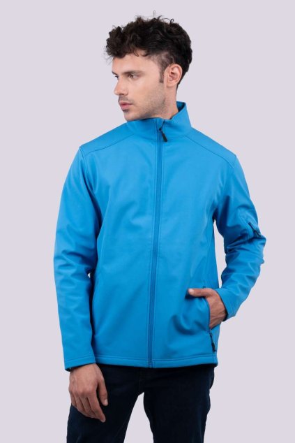 MEN’S 3-LAYER SOFTSHELL JACKET Black (Vyberte barvu černá, Velikost S)