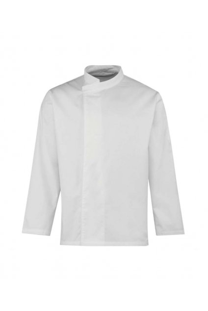 ‘CULINARY’ CHEF’S LONG SLEEVE PULL ON TUNIC White (Vyberte barvu bílá, Velikost S)