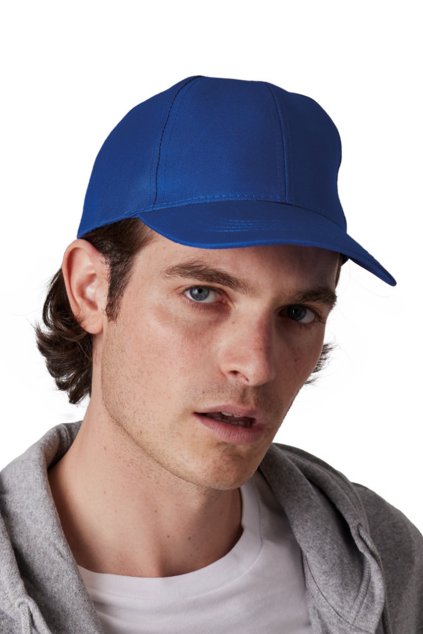 POLYESTER CAP - 6 PANELS Black (Vyberte barvu černá, Velikost U)