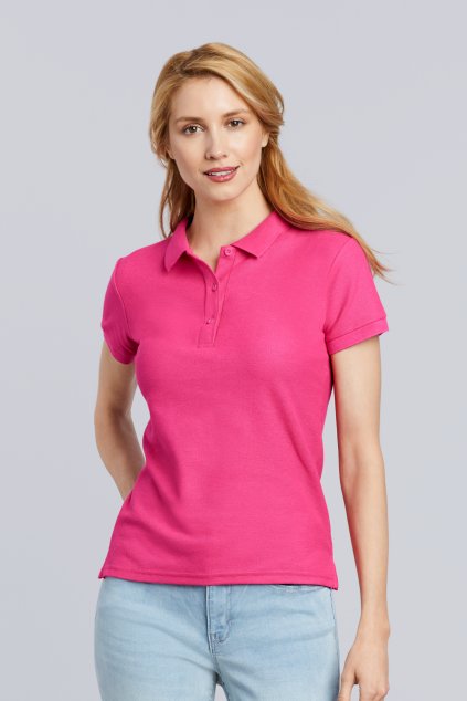 PREMIUM COTTON<SUP>®</SUP> LADIES' DOUBLE PIQUÉ POLO Light Blue (Vyberte barvu světle modrá, Velikost S)