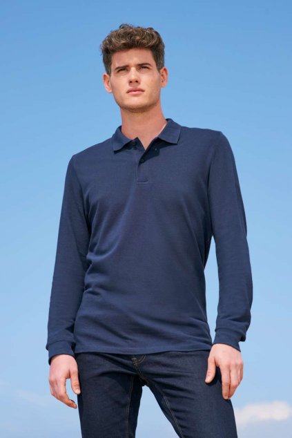 SOL'S PERFECT LSL MEN - LONG-SLEEVE PIQUÉ POLO SHIRT Apple Green (Vyberte barvu zelené jablko, Velikost S)