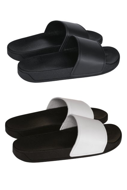 UNISEX SLIDERS Black (Vyberte barvu černá, Velikost 38)