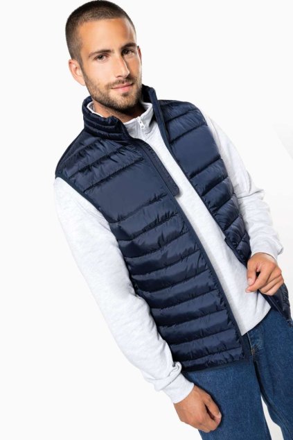MEN'S QUILTED BODYWARMER (TRANSFERRING TO IB6172) Black (Vyberte barvu černá, Velikost S)
