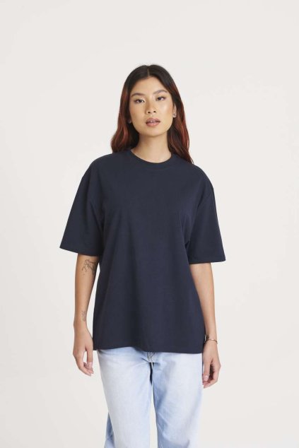 ARROW RECYCLED HEAVY OVERSIZE T Navy (Vyberte barvu námořnická modrá, Velikost XS)