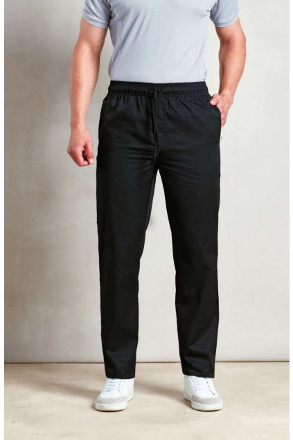 CHEF'S 'SLIM FIT' TROUSERS Black (Vyberte barvu černá, Velikost XS)