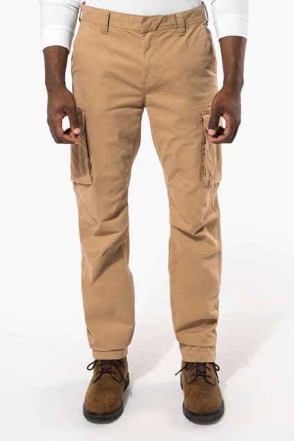MEN'S MULTIPOCKET TROUSERS Black (Vyberte barvu černá, Velikost 38)