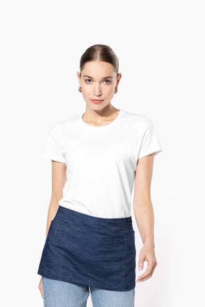 POLYCOTTON SHORT APRON Beige (Vyberte barvu béžová, Velikost U)