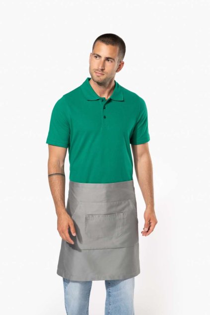POLYCOTTON MID-LENGTH APRON Beige (Vyberte barvu béžová, Velikost U)