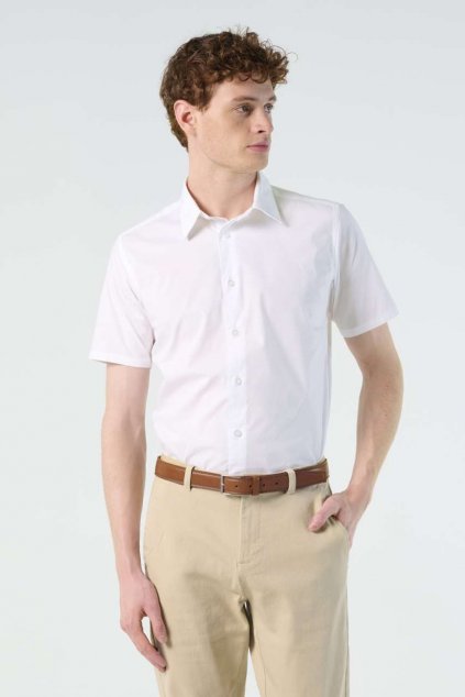 SOL'S BROADWAY - SHORT SLEEVE STRETCH MEN'S SHIRT Black (Vyberte barvu černá, Velikost 2XL)
