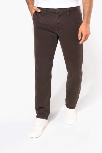 MEN'S CHINO TROUSERS Beige (Vyberte barvu béžová, Velikost 38)