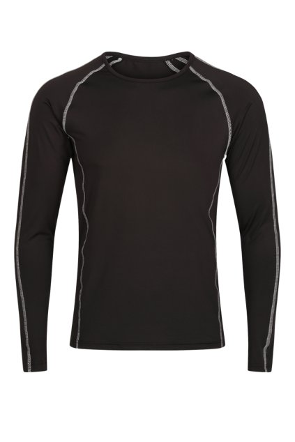 PRO LONG SLEEVE BASE LAYER TOP Black (Vyberte barvu černá, Velikost S)