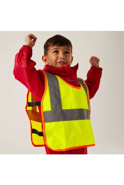 HI-VIS PRO JUNIOR TABARD Fluro Yellow (Vyberte barvu Fluro Yellow, Velikost 5/6)