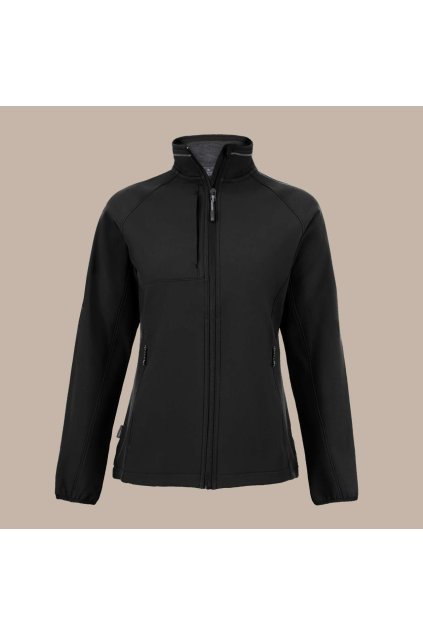 EXPERT WOMENS BASECAMP SOFTSHELL JACKET Black (Vyberte barvu černá, Velikost 8)
