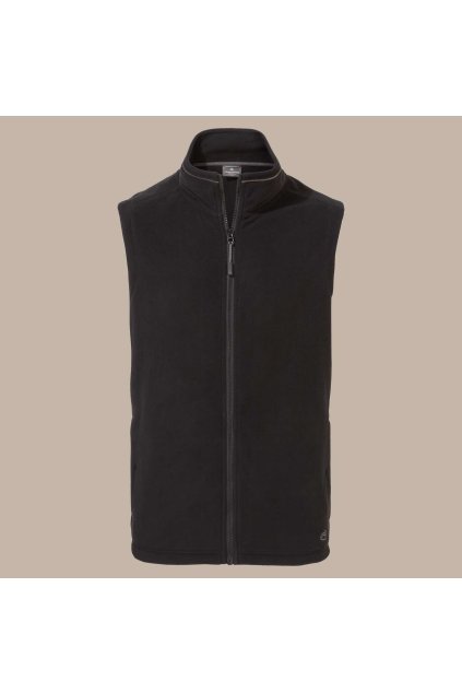 EXPERT CORY FLEECE VEST Black (Vyberte barvu černá, Velikost XS)