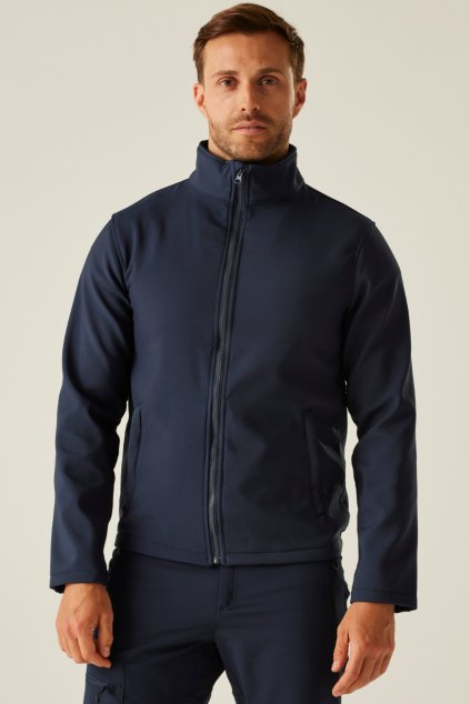 ABLAZE MEN'S PRINTABLE SOFTSHELL Navy/Navy (Vyberte barvu námořnická modrá / námořnická modrá, Velikost S)