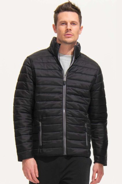 SOL'S RIDE MEN - LIGHT PADDED JACKET Black (Vyberte barvu černá, Velikost S)