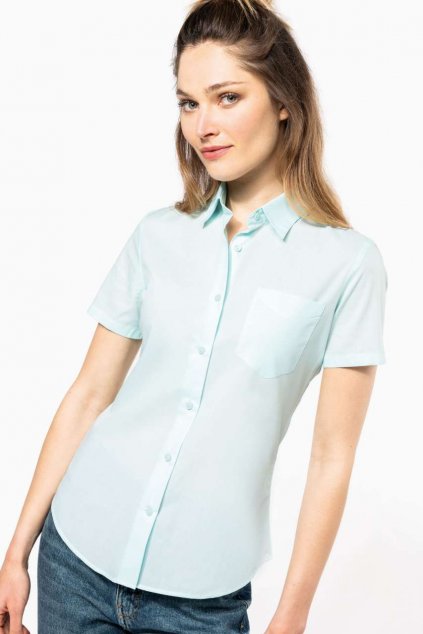 JUDITH - LADIES' SHORT-SLEEVED SHIRT White (Vyberte barvu bílá, Velikost S)