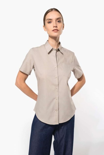 JUDITH - LADIES' SHORT-SLEEVED SHIRT White (Vyberte barvu bílá, Velikost S)