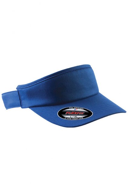 FLEXFIT® VISOR Royal Blue (Vyberte barvu královská modrá, Velikost S/M)