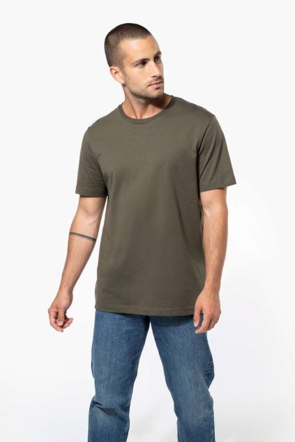 SHORT-SLEEVED CREW NECK T-SHIRT Red (Vyberte barvu červená, Velikost 2XL)