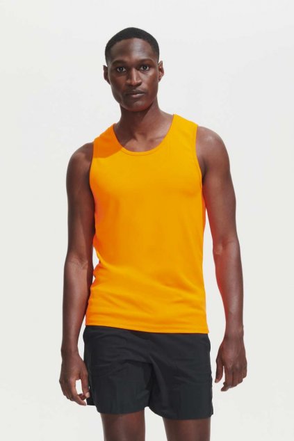 SOL'S SPORTY TT MEN - SPORTS TANK TOP Apple Green (Vyberte barvu zelené jablko, Velikost S)