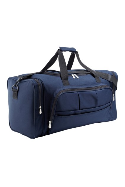 SOL'S WEEK-END - 600D POLYESTER MULTI-POCKET TRAVEL BAG Black (Vyberte barvu černá, Velikost U)