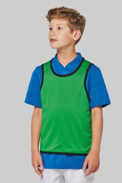 KID'S REVERSIBLE RUGBY BIB Sporty Red/Sporty Yellow (Vyberte barvu sportovní červená / sportovní žlutá, Velikost 6/10)