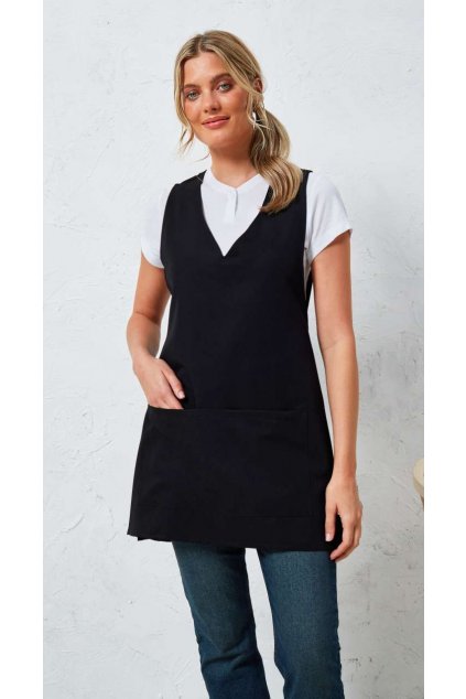 ‘TULIP' WRAP AROUND TUNIC Black (Vyberte barvu černá, Velikost S/M)
