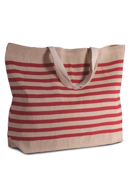 LARGE JUCO HOLD-ALL BAG Natural/Navy (Vyberte barvu přírodní / námořnická modrá, Velikost U)