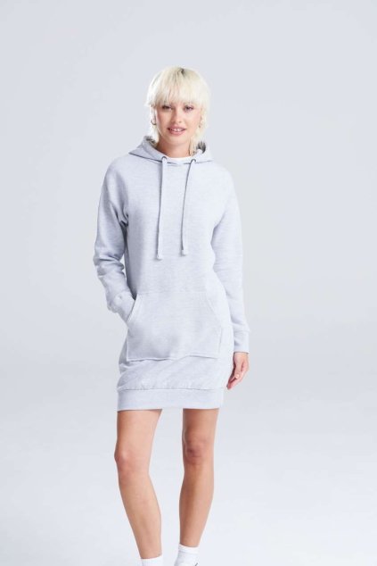 HOODIE DRESS Jet Black (Vyberte barvu tryskáčově černá, Velikost XS)