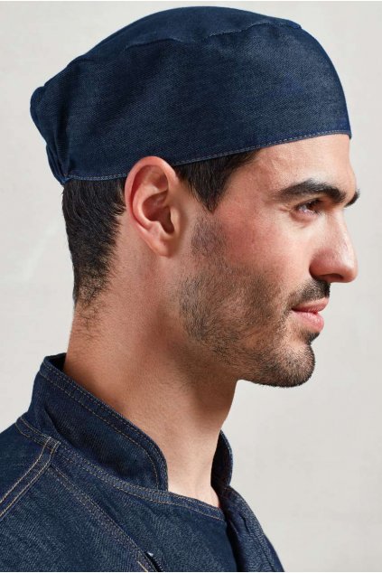 CHEF’S SKULL CAP Navy (Vyberte barvu námořnická modrá, Velikost U)