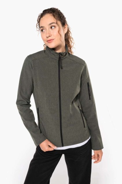 LADIES' SOFTSHELL JACKET Black (Vyberte barvu černá, Velikost 2XL)