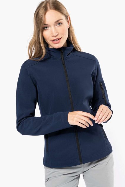 LADIES' SOFTSHELL JACKET Black (Vyberte barvu černá, Velikost 2XL)