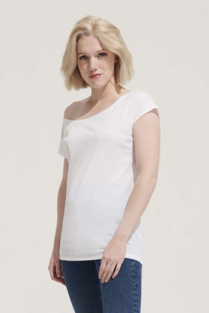 SOL'S MARYLIN - WOMEN’S SHORT SLEEVE LONG KIMONO T-SHIRT Deep Black (Vyberte barvu hlubinná černá, Velikost S)