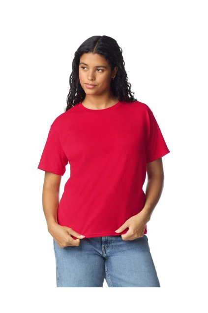 HEAVY COTTON™ LADIES' T-SHIRT Azalea (Vyberte barvu azalková růžová, Velikost S)