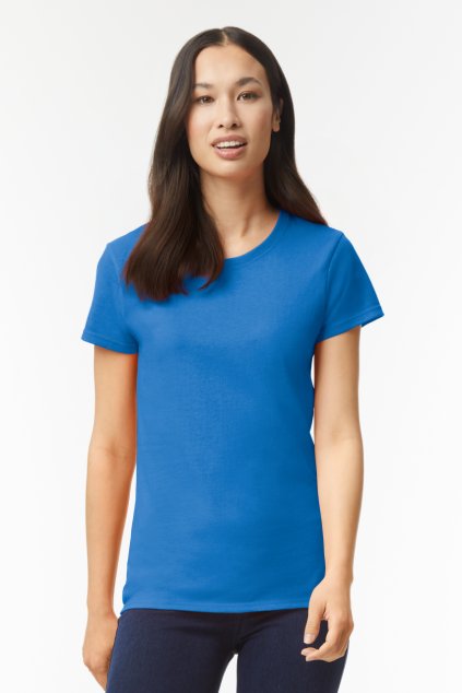 HEAVY COTTON™ LADIES' T-SHIRT Azalea (Vyberte barvu azalková růžová, Velikost S)