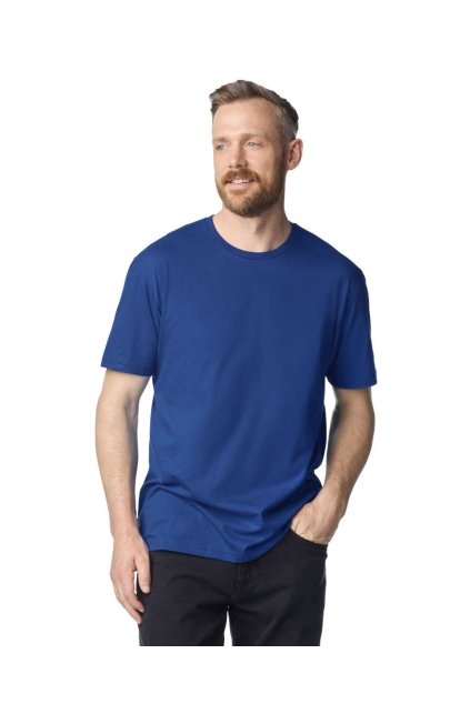 SOFTSTYLE<SUP>™</SUP> ADULT T-SHIRT Black (Vyberte barvu černá, Velikost 2XL)